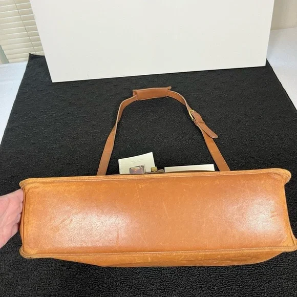 Vintage Coach Beekman 5266 Shoulder Bag Leather Messenger Briefcase Laptop - Picture 6 of 16